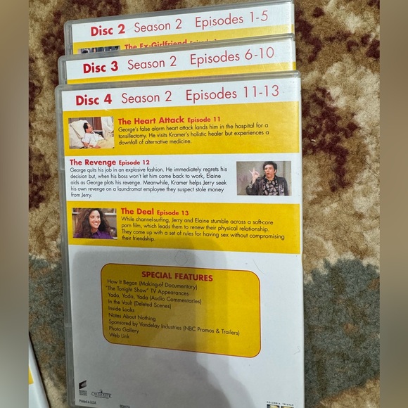 Seinfeld DVDs Seasons 1-6 - Picture 4 of 9